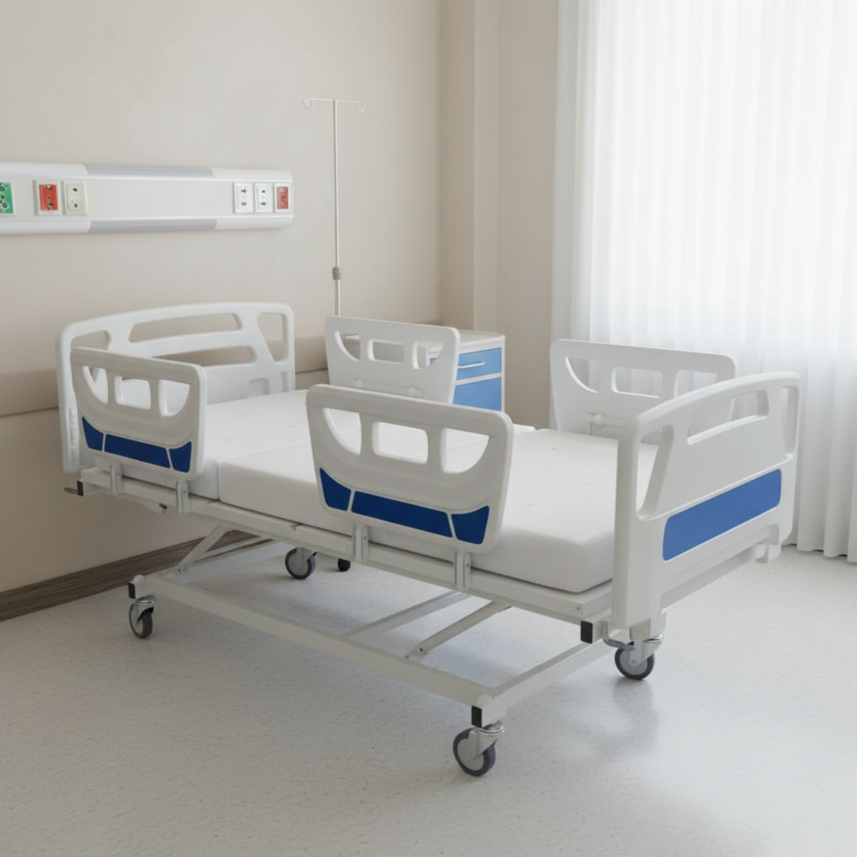 Cama elétrica com 8 posições, colchão incluso e pronta para uso