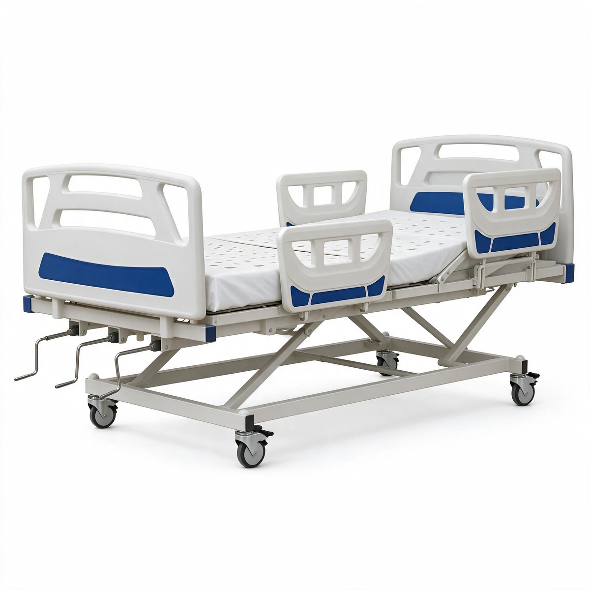 Cama articulada manual com colchão para cuidar em casa com mais conforto
