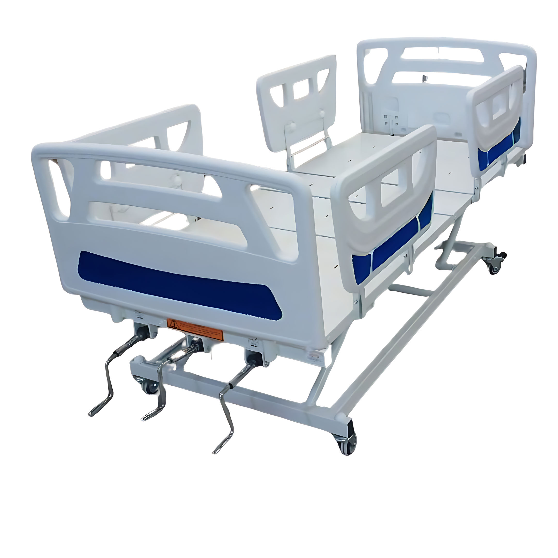 Cama hospitalar manual com 3 manivelas para cuidar de quem você ama em casa