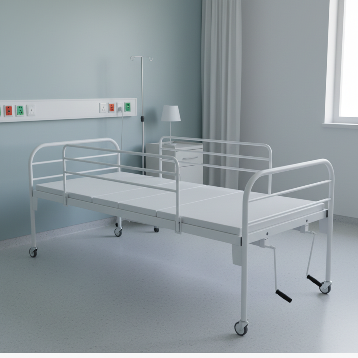 Cama hospitalar com colchão incluso, pronta para cuidar de quem você ama em casa